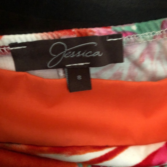 Floral Strapless Dress - Picture 3 of 3